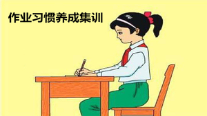 作业习惯养成一对一集训